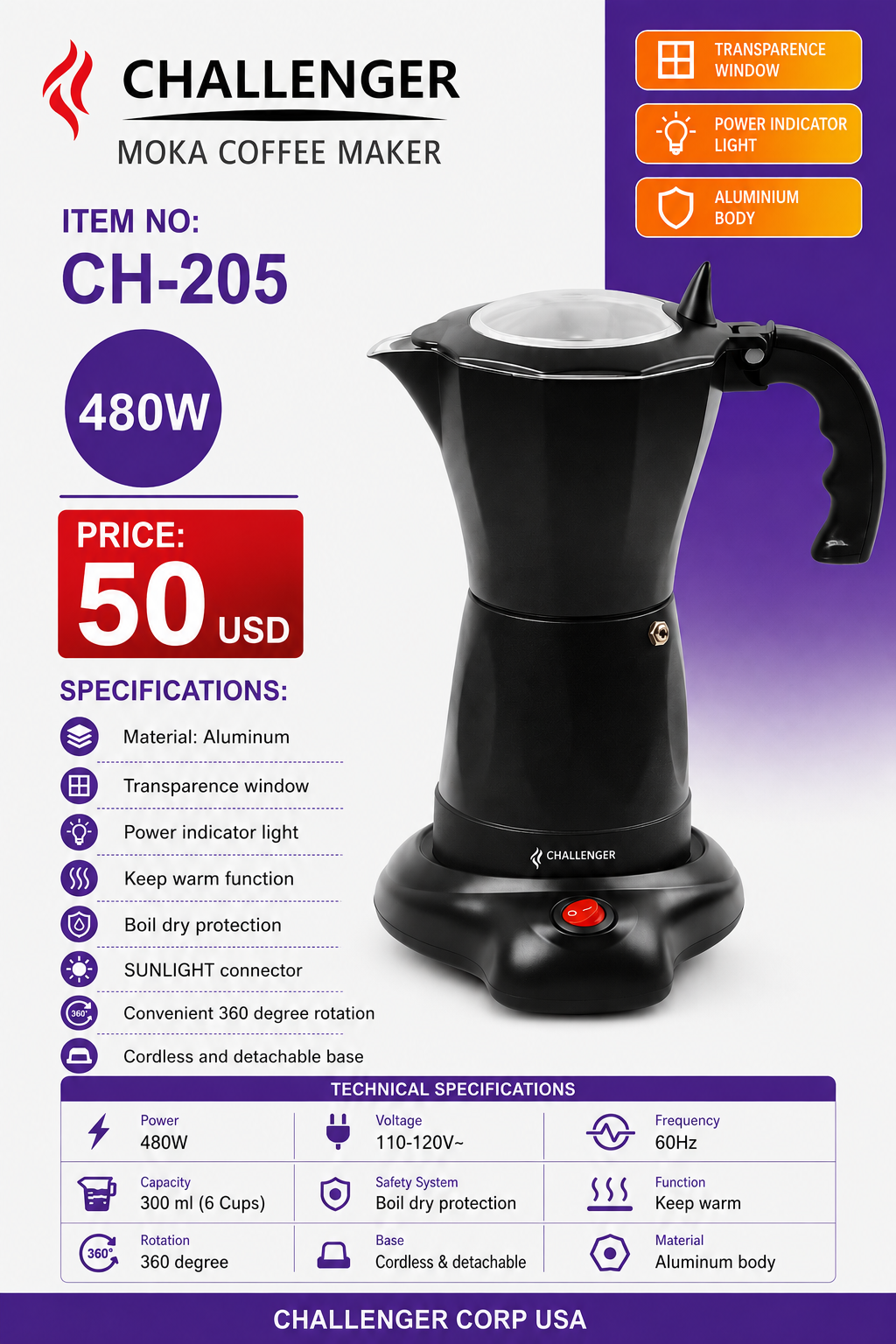 Cafetera 6tasa