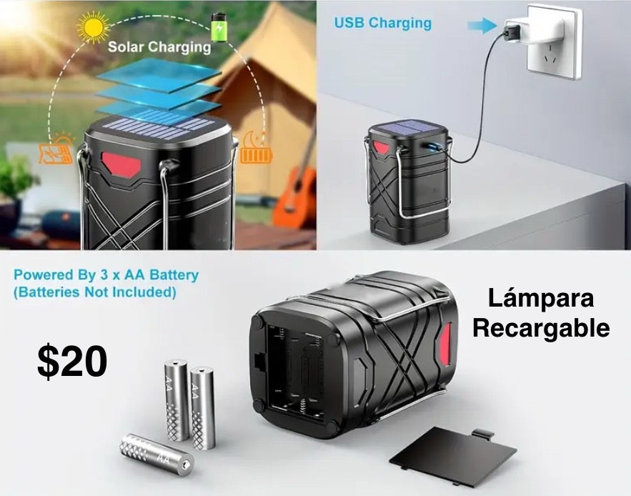 Lamparas recargables