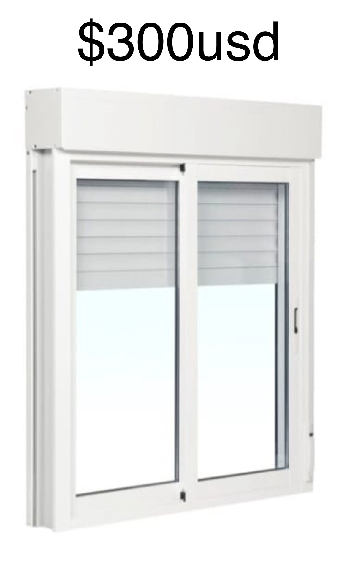 Ventana de cristal impacto con cortinas