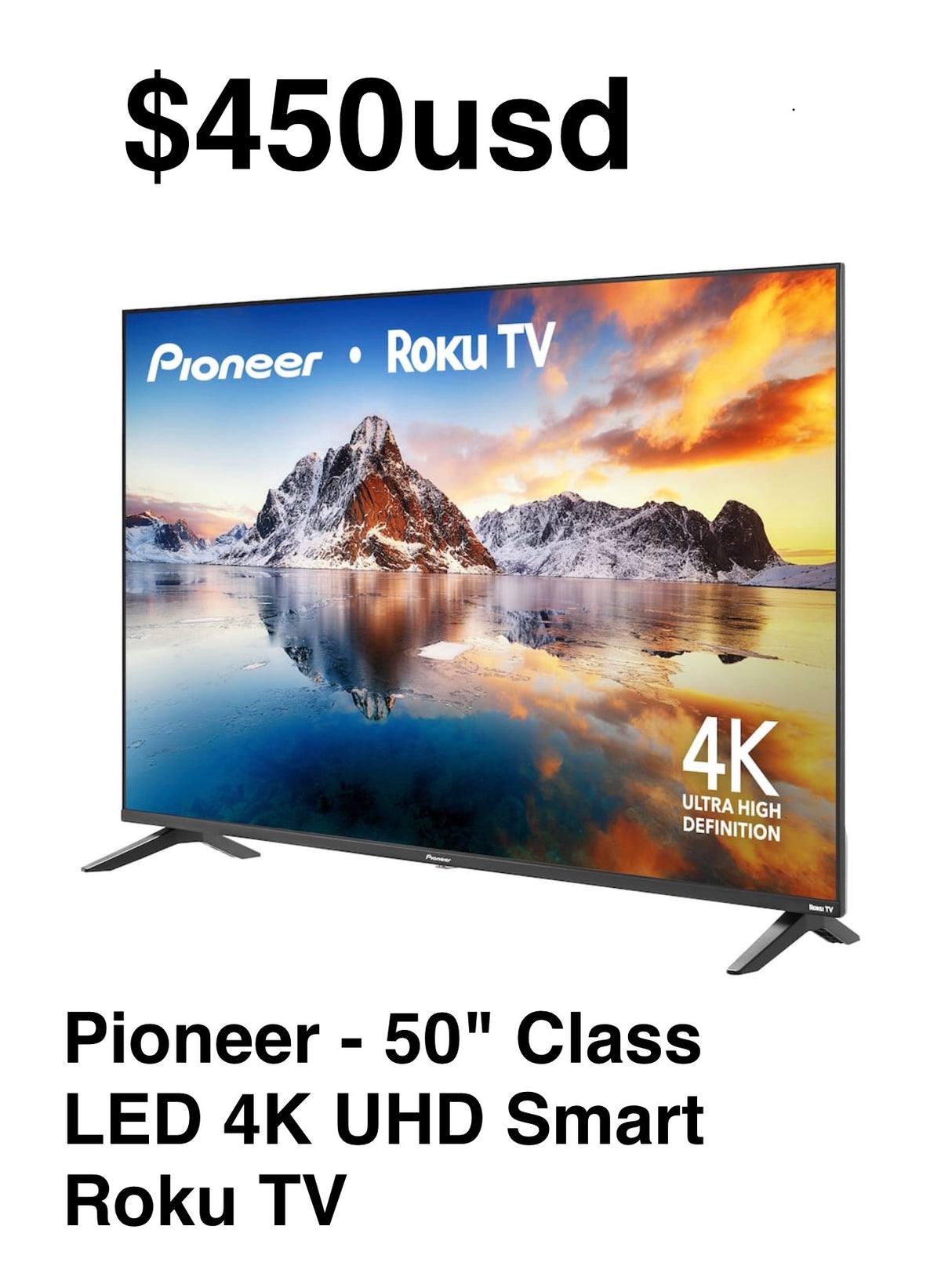 Tv pioner 50”