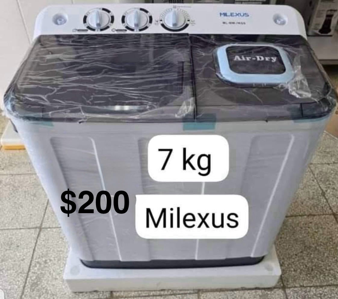Lavadora semi automática milexus 7kg