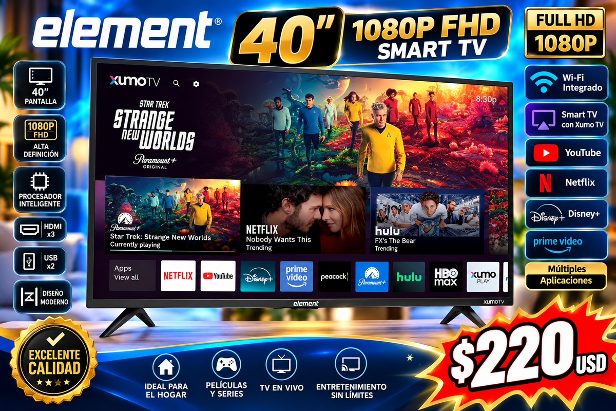 Tv element 40”smart tv