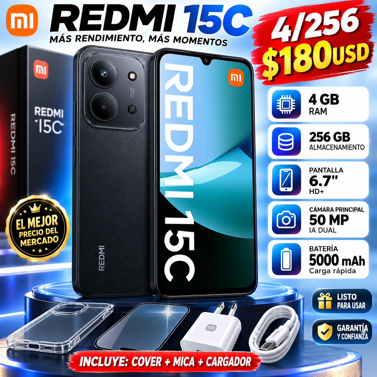 Redmi 15c 4/256