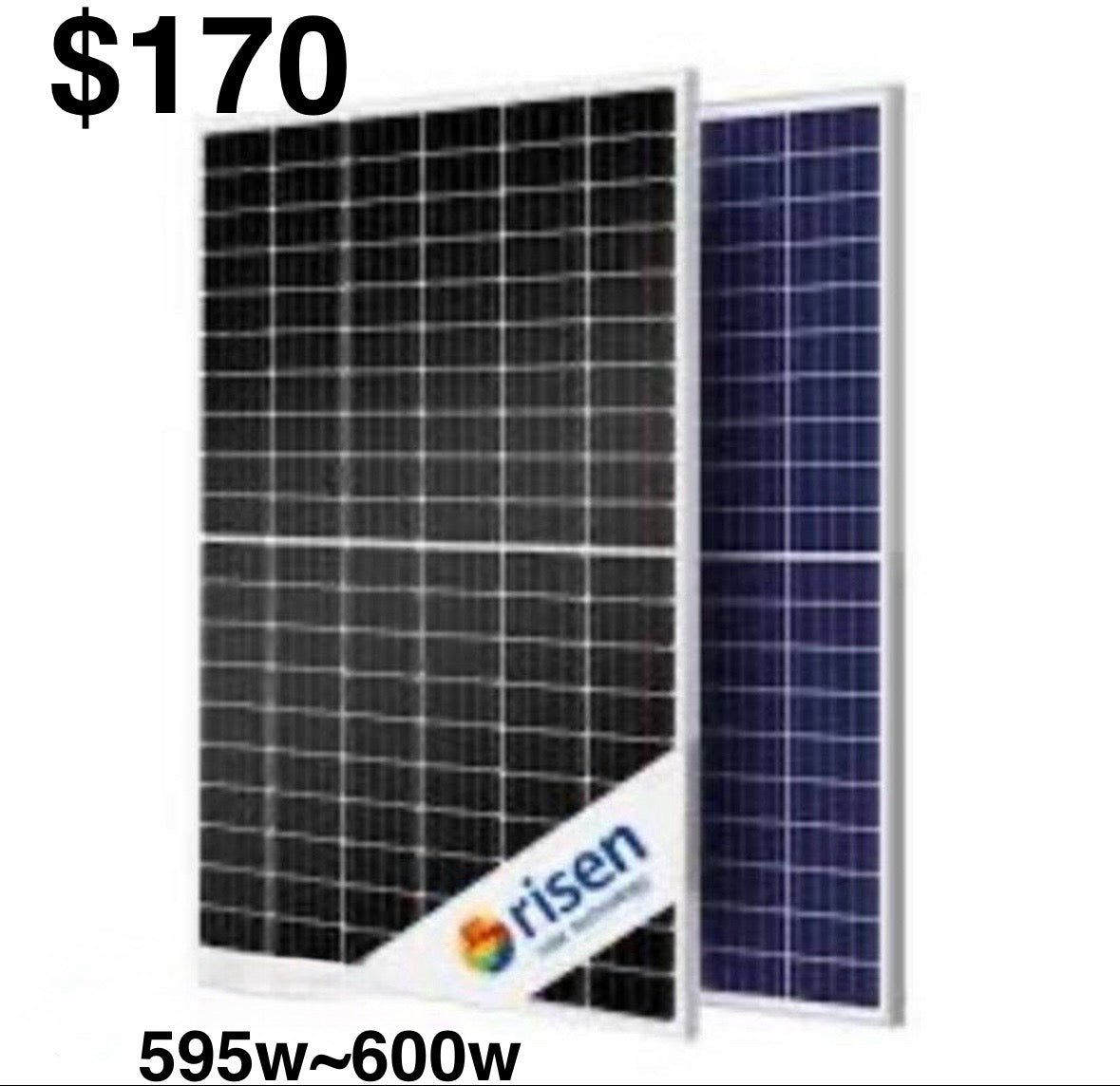 Paneles bifaciales risen (Europeos)