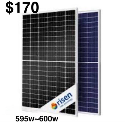 Paneles bifaciales risen (Europeos)