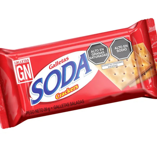 Galletas de soda la caja  trae 10paquetes