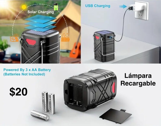 Lamparas recargables