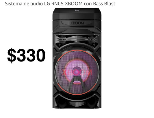 Equipo de musica Sistema de audio LG RNC5 XBOOM con Bass Blast