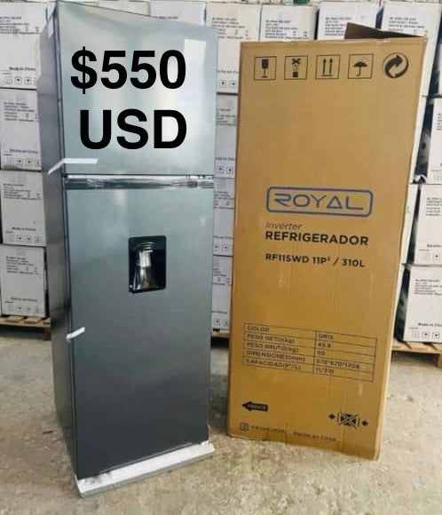 Refrigerador royal 11.3pies hielo seco
