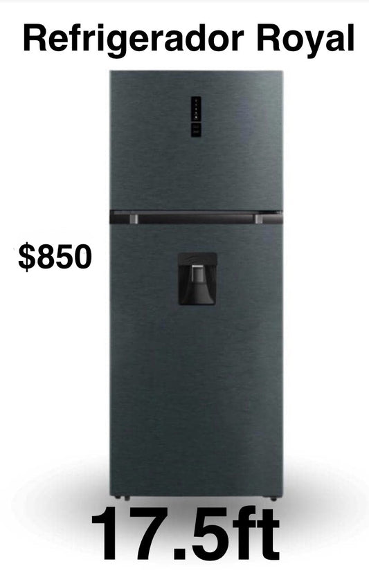 Refrigerador ROYAl 17.5ft con dispensador