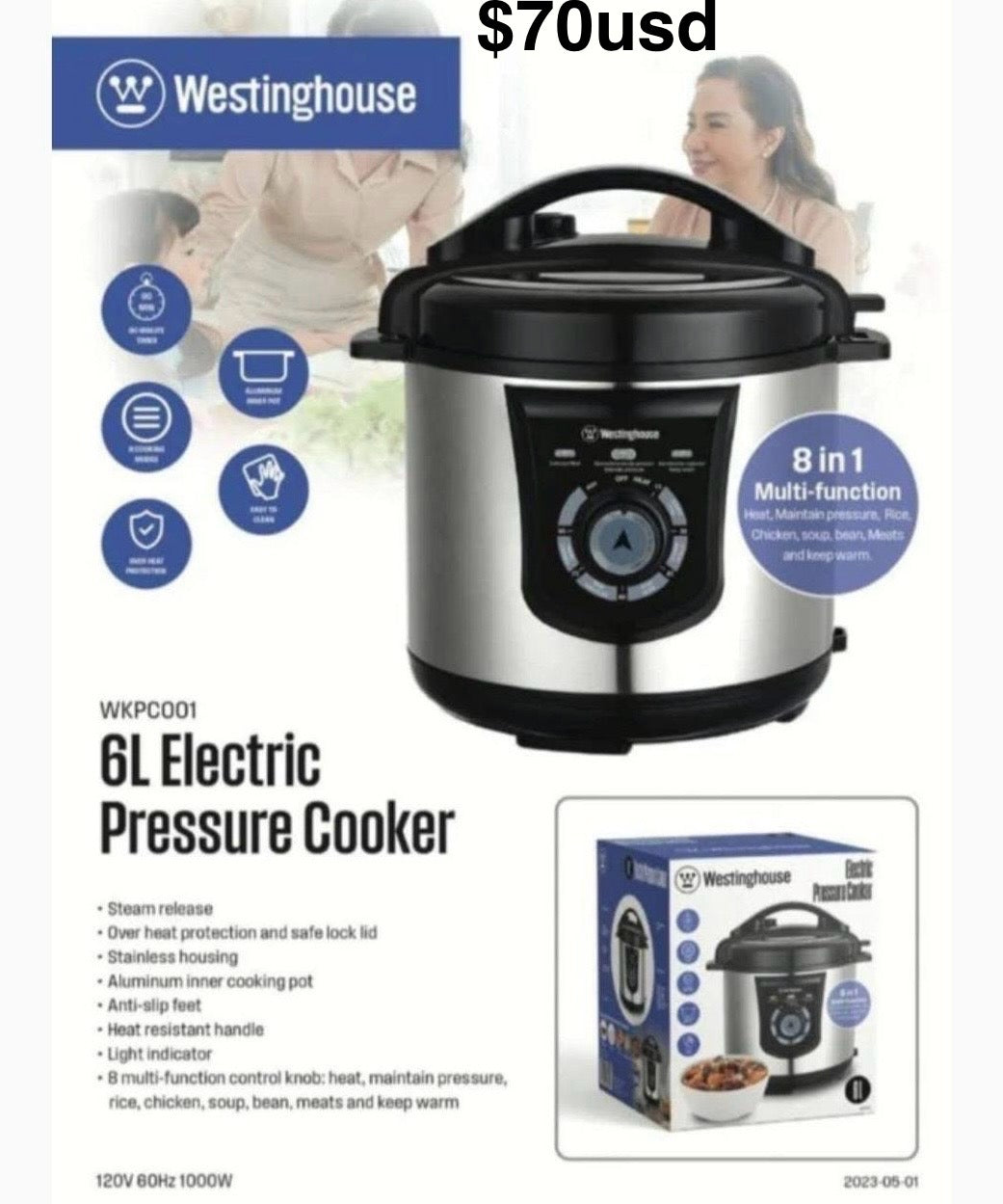 Olla reina 6lt westinhouse