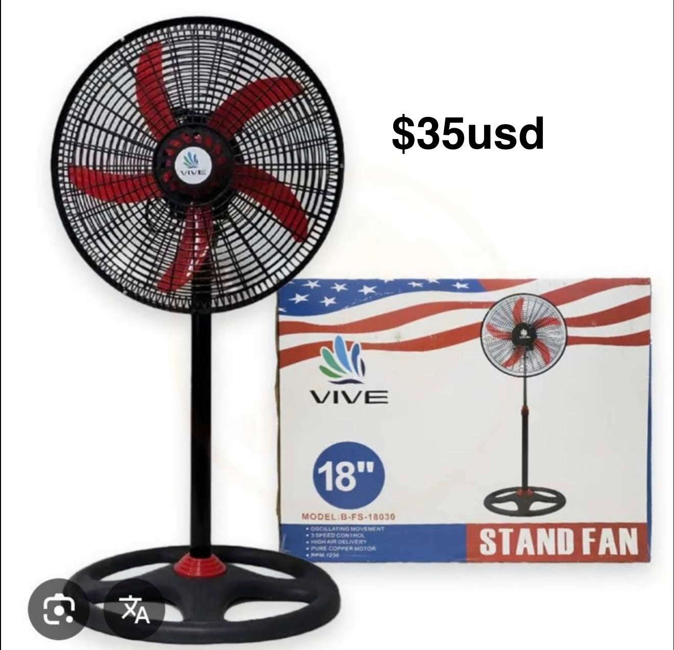 Ventilador de pie