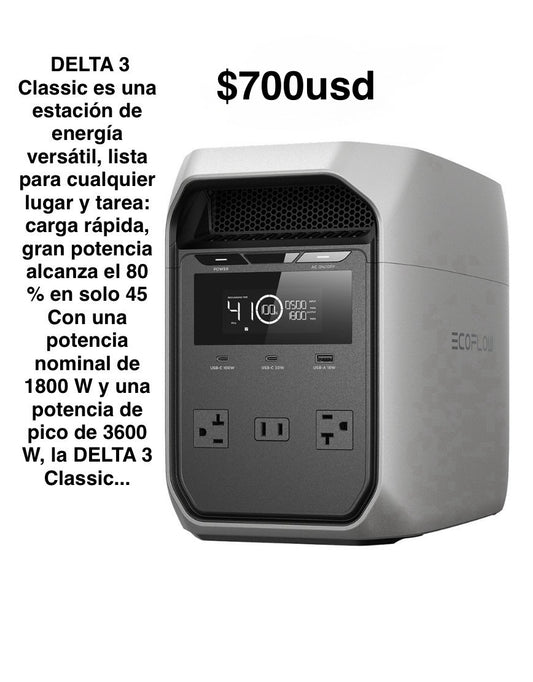 Ecoflow delta 3 clásica
