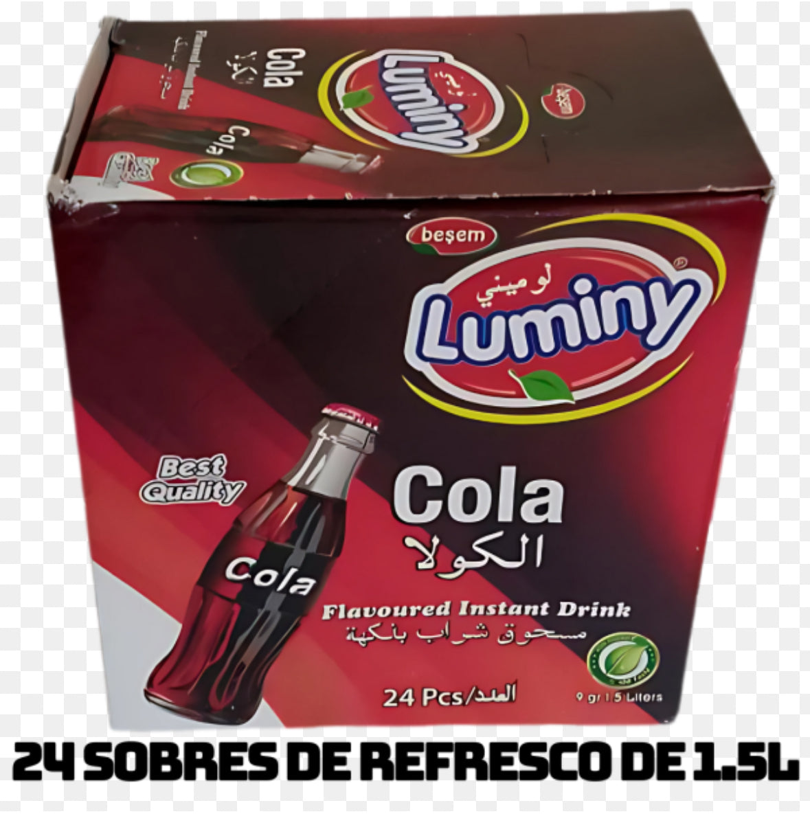 Soda boxes in packets contain 24 units