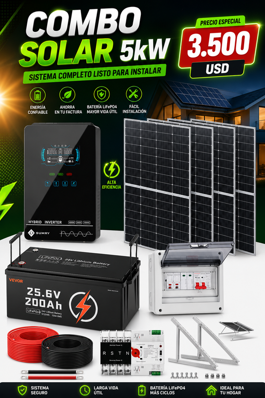 Kit solar 5k