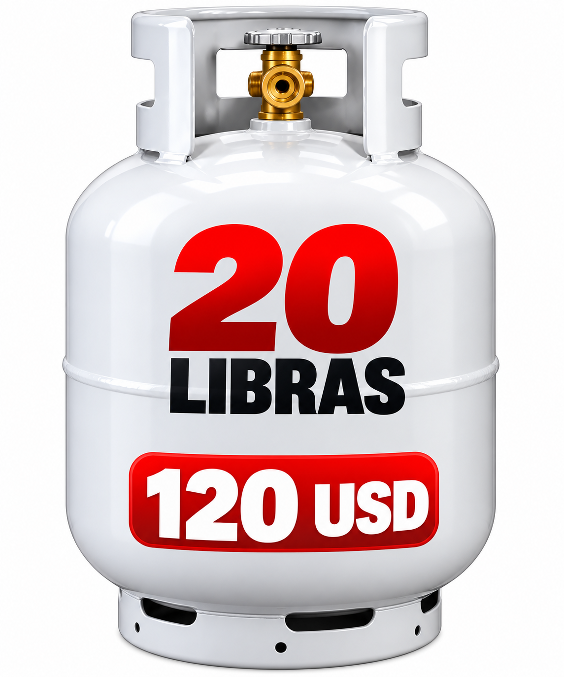 Bala de gas llena 20lb
