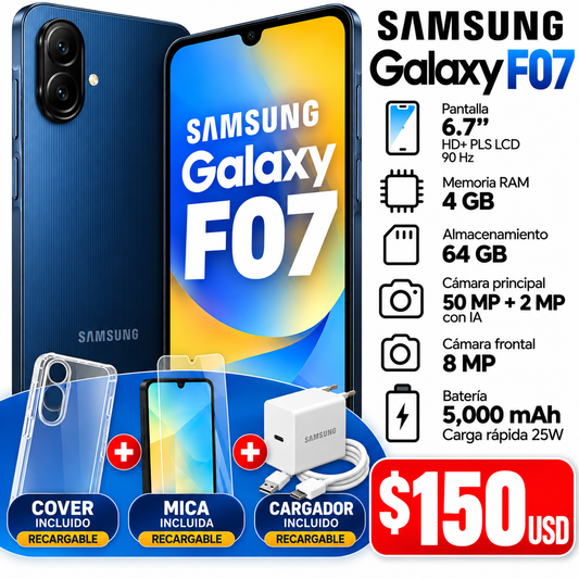 Teléfono Samsung f07
