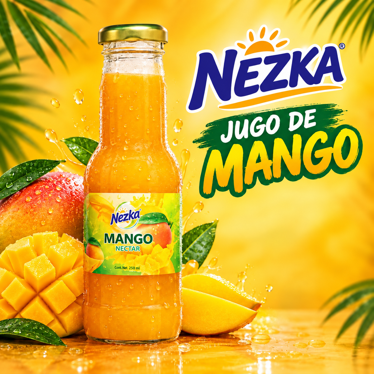 Jugo neska de botella