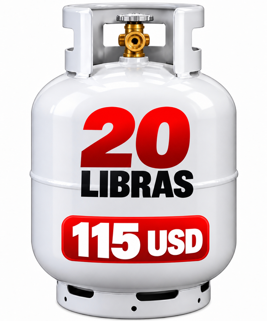 Bala de gas llena 20lb