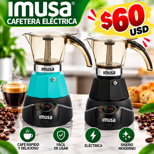 Cafetera imusa 6 y 3 tasa