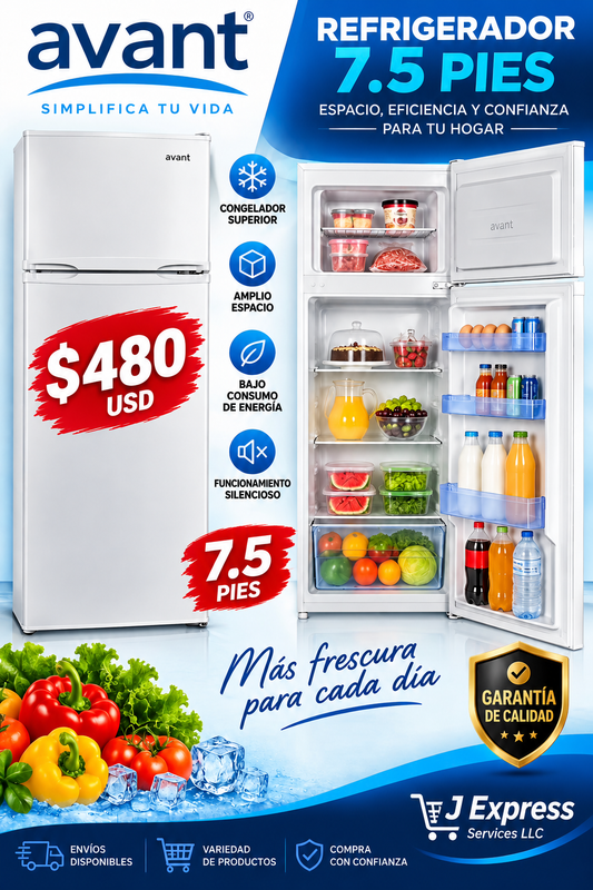Refrigerador AVANT importado 7.5ft