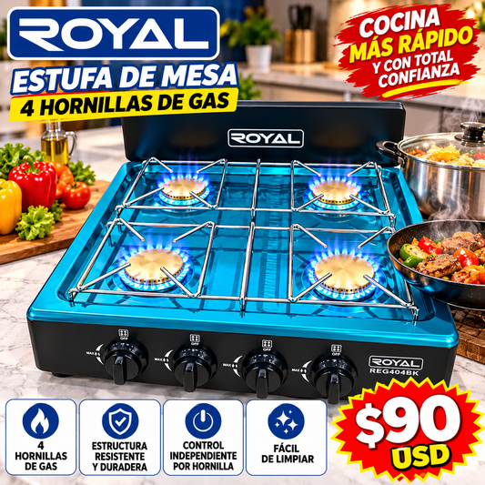 Fogon de gas 4 ornillas