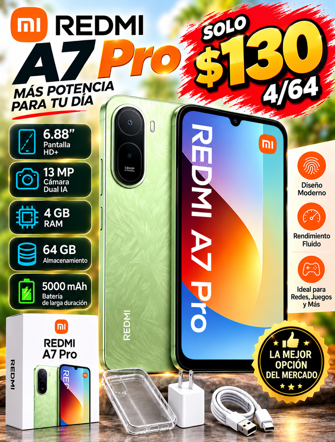Telefono redmi A7 pro 4/64