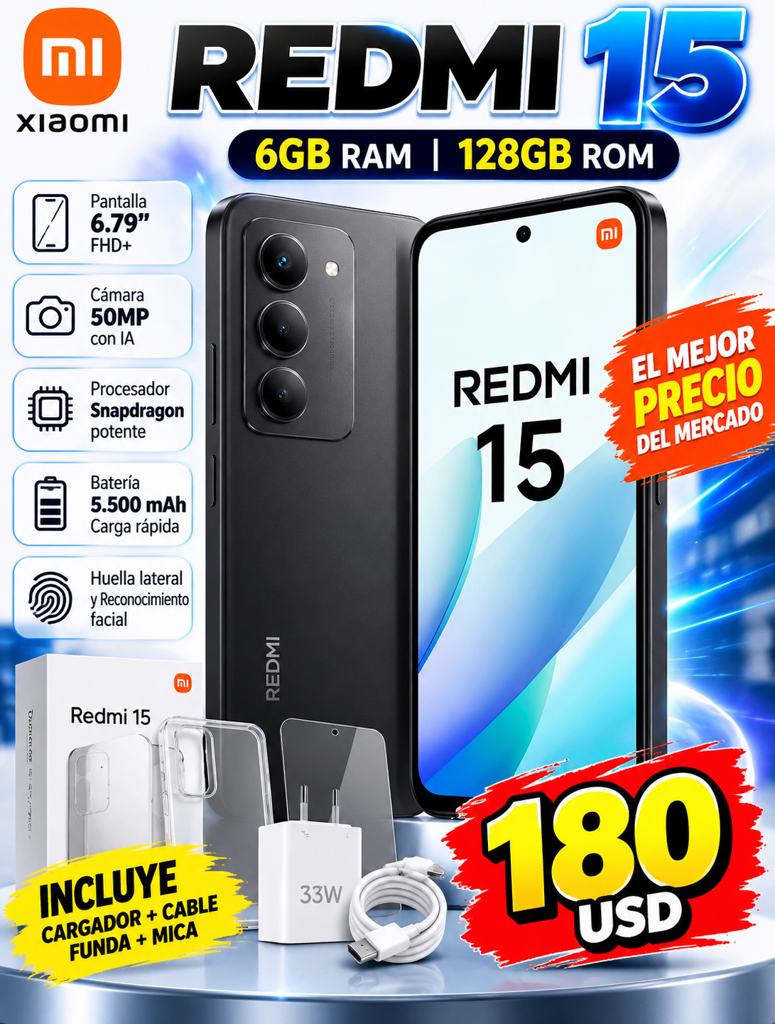 Redmi 15 6/128