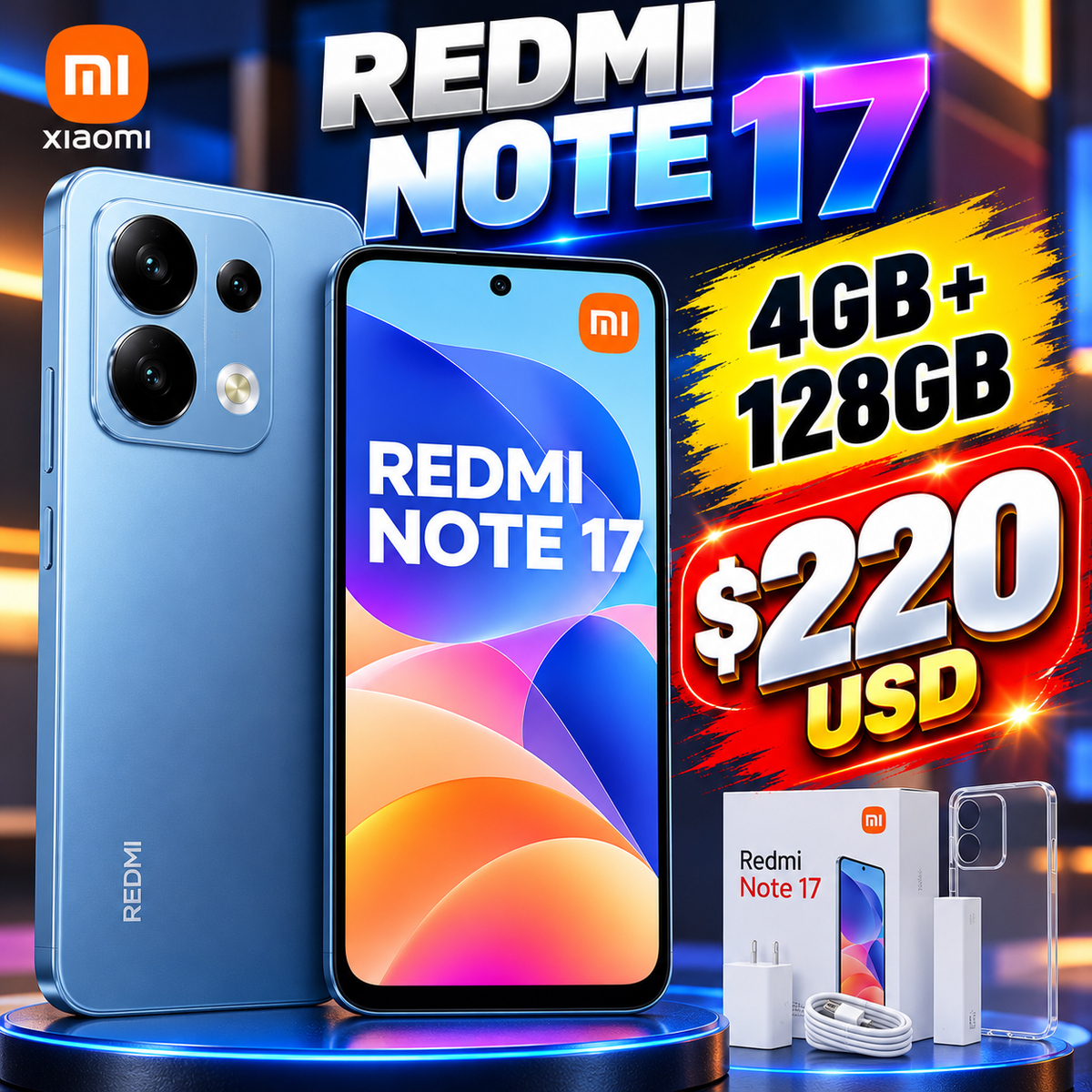 Redmi note 17 4/128