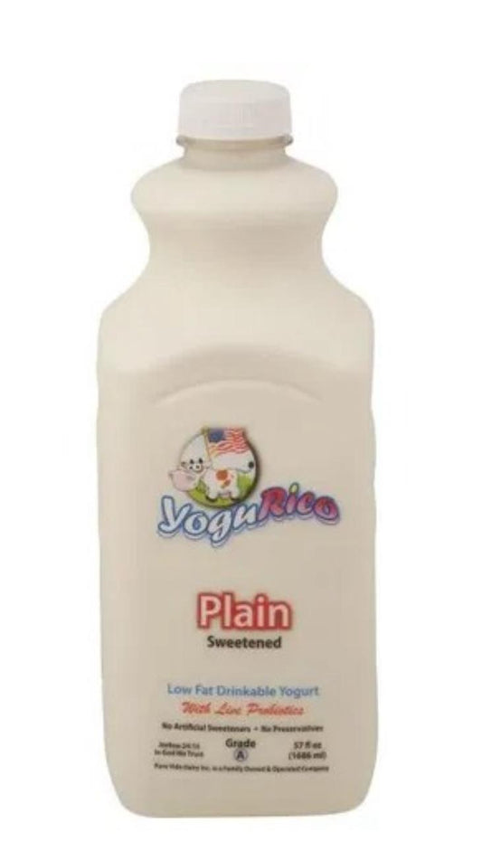 Pomo de yogur blanco importado