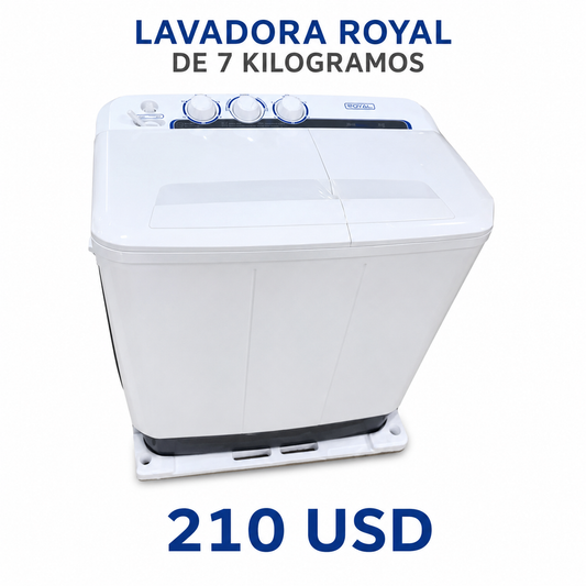 Lavadora royal 7kg